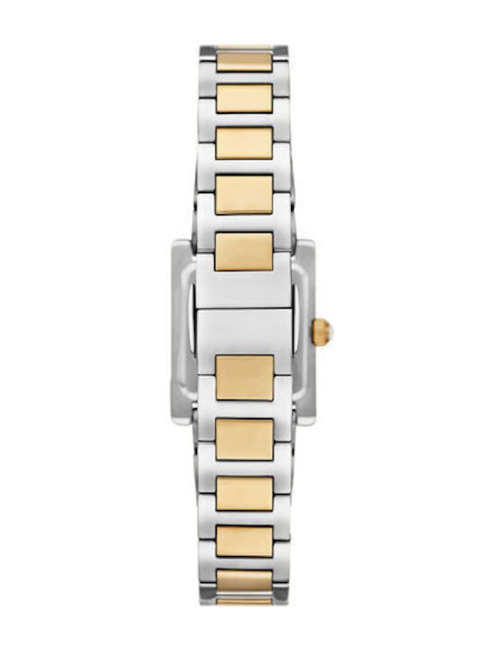Emporio Armani Γυναικείο Ρολόι 26mm Μπαταρίας με Ασημί Μεταλλικό Μπρασελέ