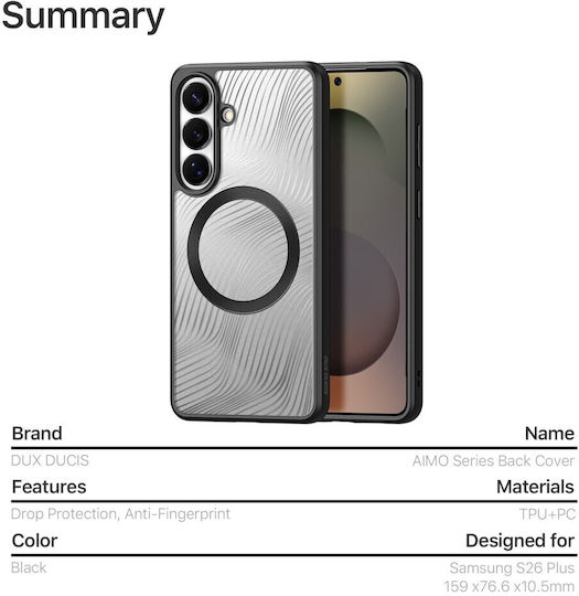 Dux Ducis Aimo Series Back Cover Πλαστικό Διάφανο (Galaxy S26+)