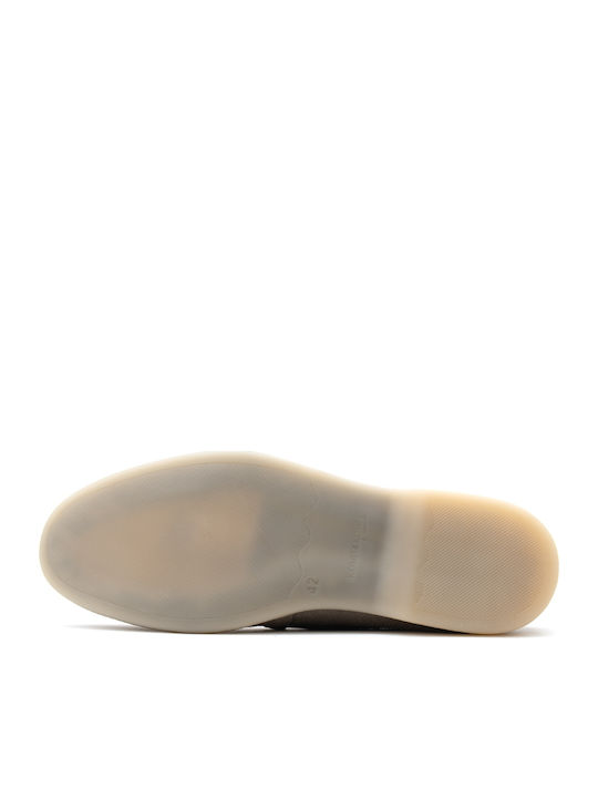 Suede Ανδρικά Loafers σε Γκρι Χρώμα