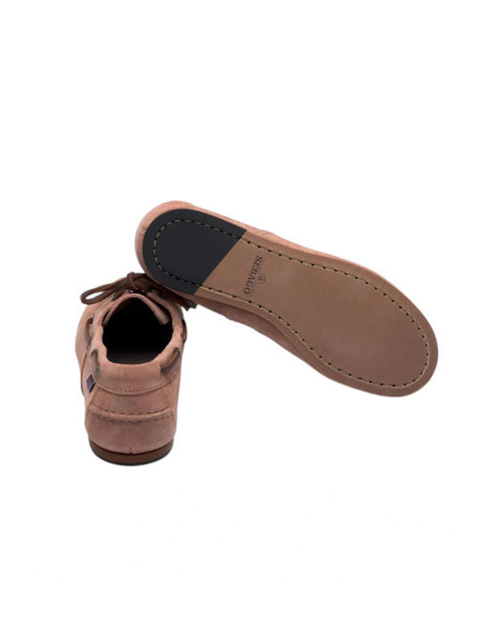 Docksides Men's Boat Shoes in Pink Colour
