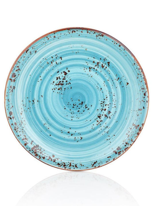 By Bone Shallow Porcelain Plate 30cm 6 Pieces