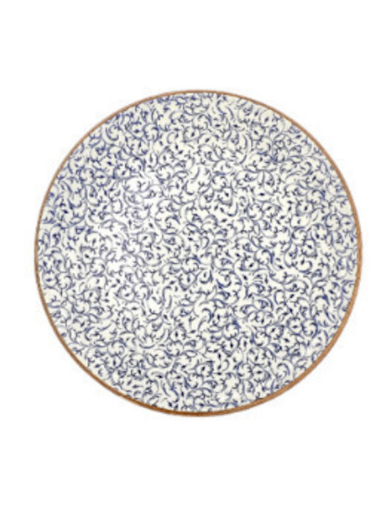 By Bone Shallow Porcelain Plate 19cm 6 Pieces