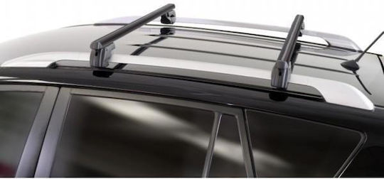 Menabo Car Roof Bars Aluminum Sherman Black 120 Cm Black Color Mazda 5 2008>2013 5 Doors Raised Rails Parallel Bars Empty 2 Pieces 12280/mb Mp.12280/mb-163