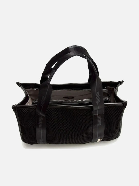 Straw Women's Shoulder Bag Black