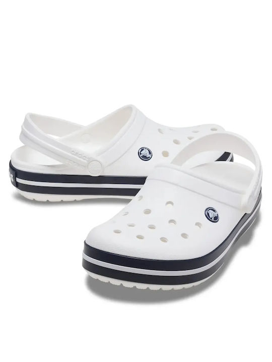 Crocband Clog Kids Anatomic Beach Clogs White