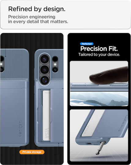Spigen Slim Armor Cs Rückseite Silikon / Kunststoff Hellblau Galaxy S26 Ultra