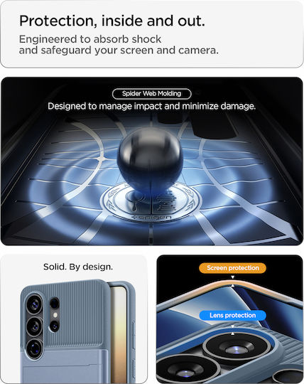 Spigen Slim Armor Cs Rückseite Silikon / Kunststoff Hellblau Galaxy S26 Ultra