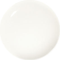 Fine Lona Coup Servierplatte Untiefe aus Porzellan Weiß mit Durchmesser 19cm 6Stücke