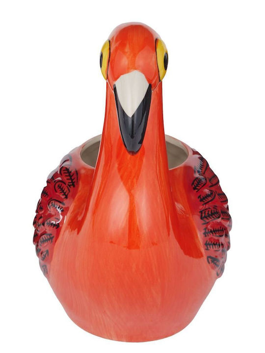 Butlers Flamingo Pflanzentopf Keramik Orange 16cm