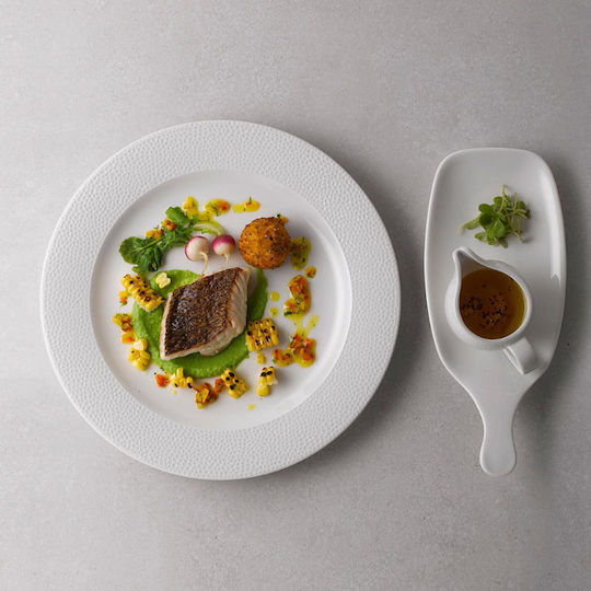 Churchill 1795 Shallow Serving Plate from White Porcelain 26.1cm 12 Pieces