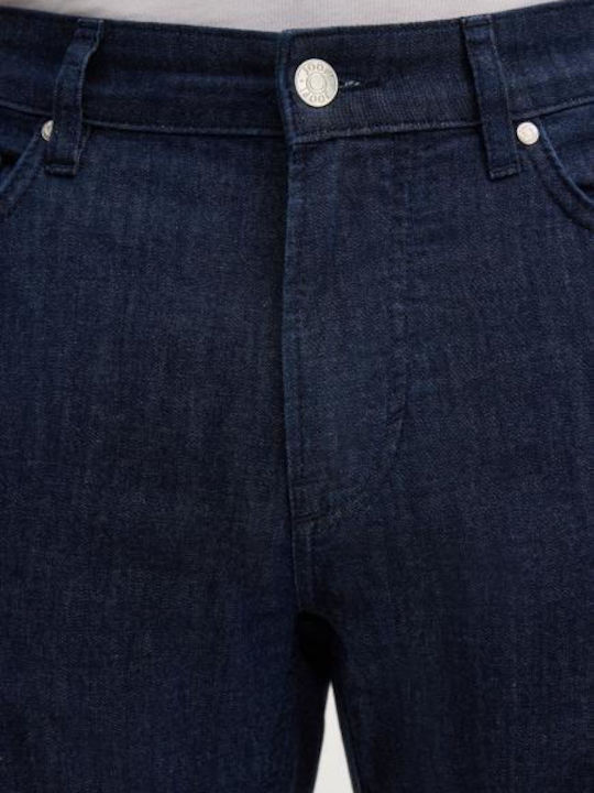 Mitch Ανδρικό Παντελόνι Τζιν Ελαστικό Dark Blue