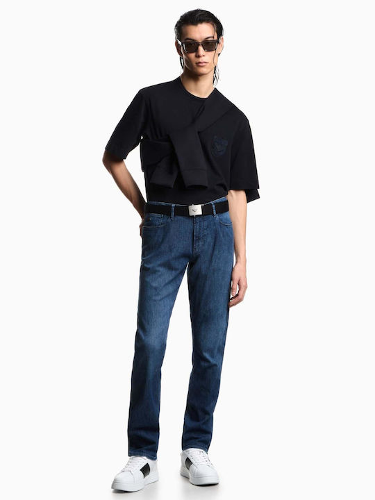 Men's Jeans Pants with Slim Fit Blue
