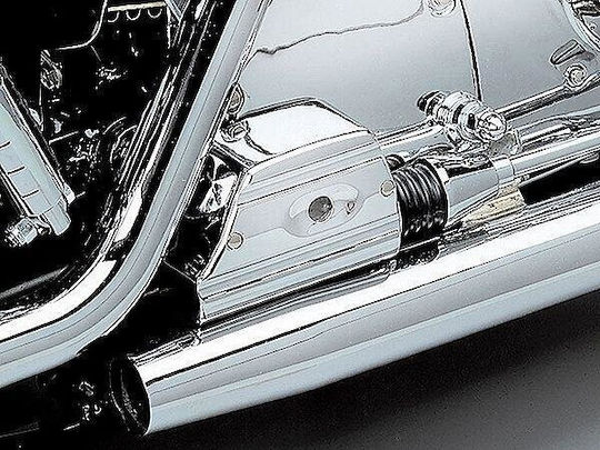 Kuryakyn Motorcycle Brake Pump Cover Harley Davidson 84 03 XL Chrome Rear Master Cylinder Cover Chrome