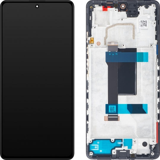 Xiaomi OLED Screen with Touch Mechanism and Frame for Xiaomi 12 Pro Black