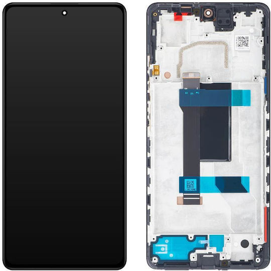 Xiaomi OLED Screen with Touch Mechanism and Frame for Xiaomi 12 Pro Black