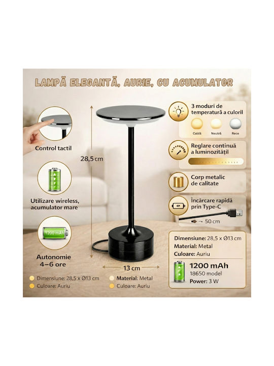 Alista Home Lămpi Decorative Pentru Masă LED Bianco Reglabil