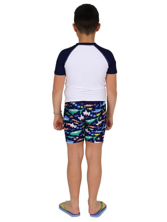 Waves Kids Swimwear Set White
