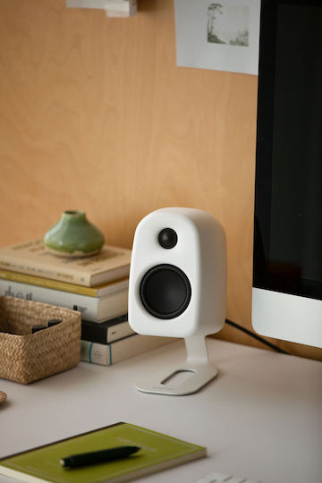 Kanto UKI Cornflower Pair of Hi-Fi Bookshelf Speakers 100W W11xD11.2xH16.5cm Chalk
