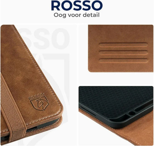 Rosso Flip Cover Brown Samsung Galaxy Tab S9 Fe Plus