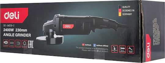Deli DE-JM230-2E Grinder 230mm Electric 2400W