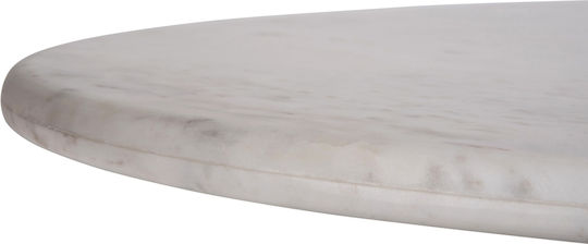 Purger Table Dining Room with Marble Surface White 180x90x76cm