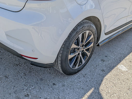 Spoiler Car Rear Rear Corners Renault Clio Compatible with Renault Clio