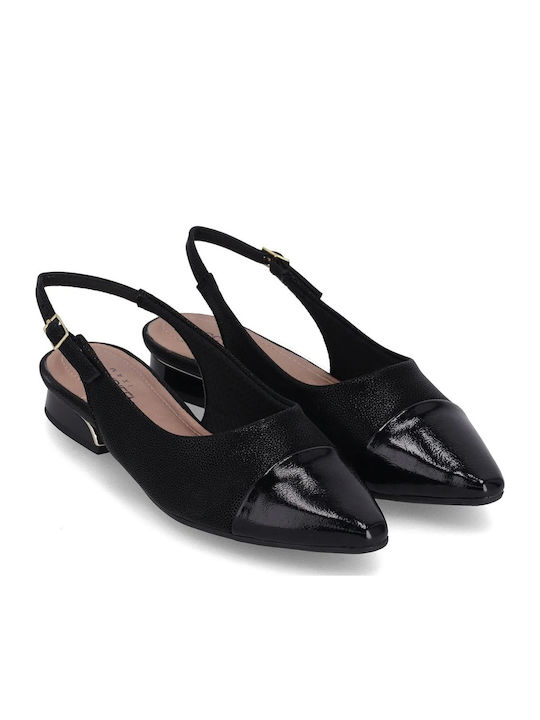 Γυναικείες Μπαλαρίνες Slingback σε Μαύρο Χρώμα