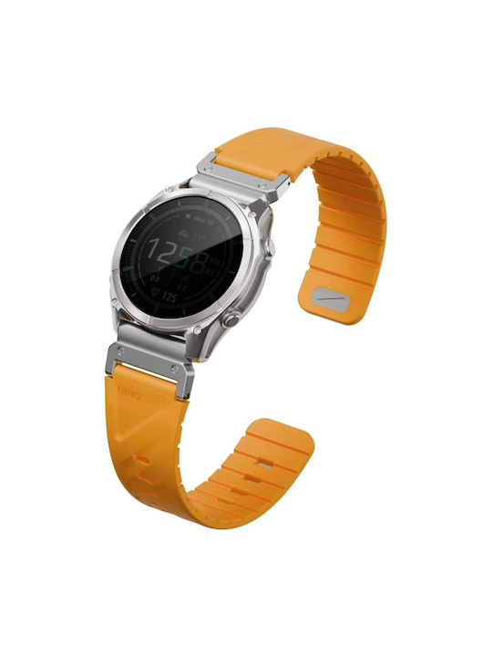 Uniq Fluo X Smart-fit Strap Garmin 22mm Orange Uniq-22mm-fluoporg