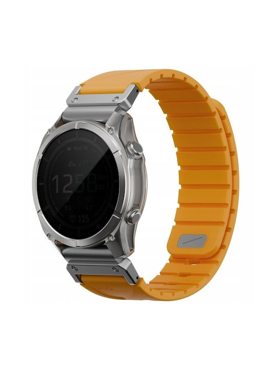 Uniq Fluo X Smart-fit Strap Garmin 26mm Orange Uniq-26mm-fluoporg