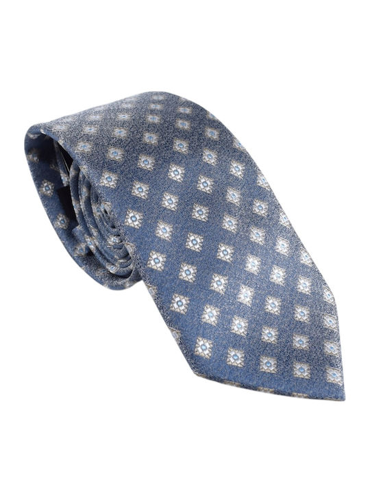 Men's Tie Handkerchief 6cm Nino Venturi A25 Indigo
