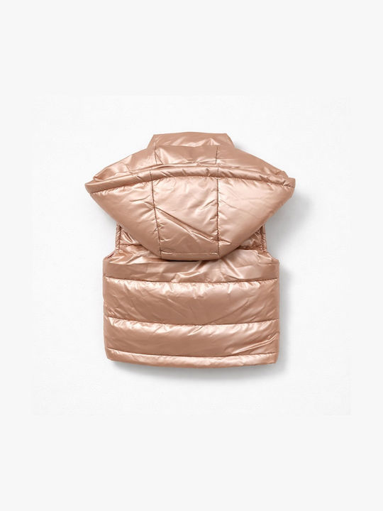 Joyce Geacă Casual pentru Copii cu Glugă Rose Gold