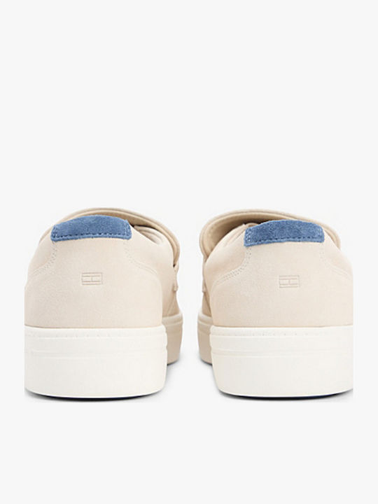 Suede Ανδρικά Loafers σε Μπεζ Χρώμα
