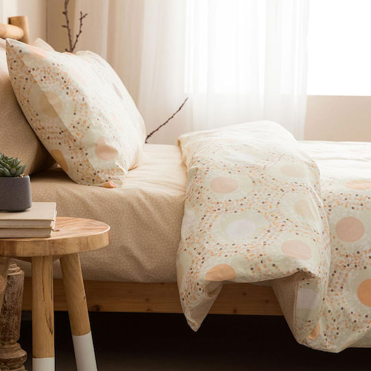 Vesta Home Amanda-1 Module Cearceafuri De Pat King Size 270x260cm Bej 4 Bucăți