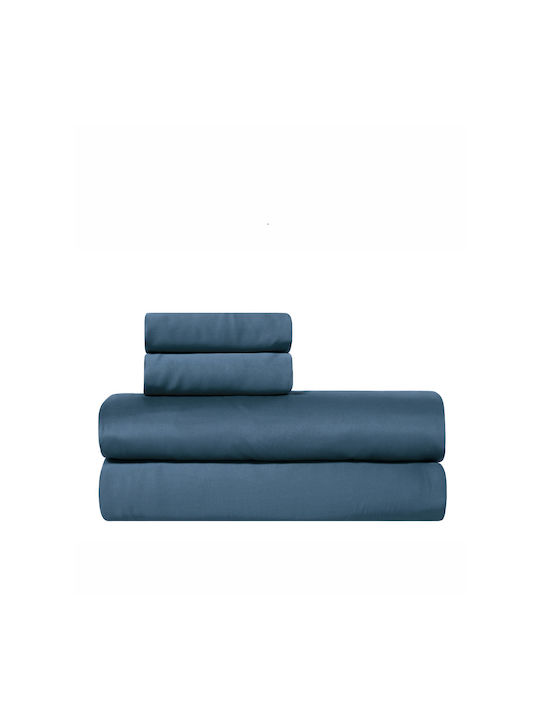 Kentia Celeste Super-Double Bed Sheets Set 240x270cm 4 Pieces