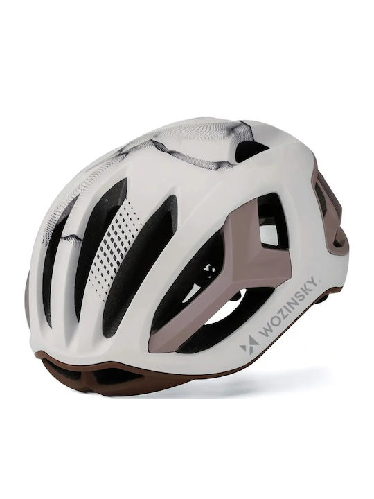 Wozinsky Fahrradhelm Straße Braun