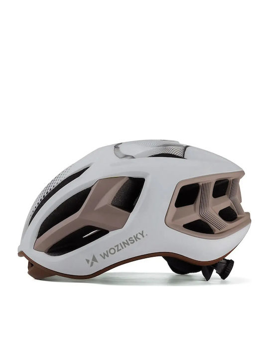 Wozinsky Fahrradhelm Straße Braun