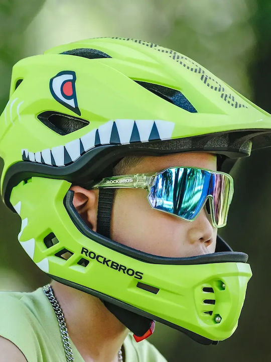 Rockbros Cască Pentru Bicicletă De Oraș Verde Pentru Copii