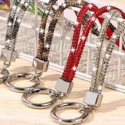 Λουράκι Λαιμού Κινητά Glitter Κόκκινο