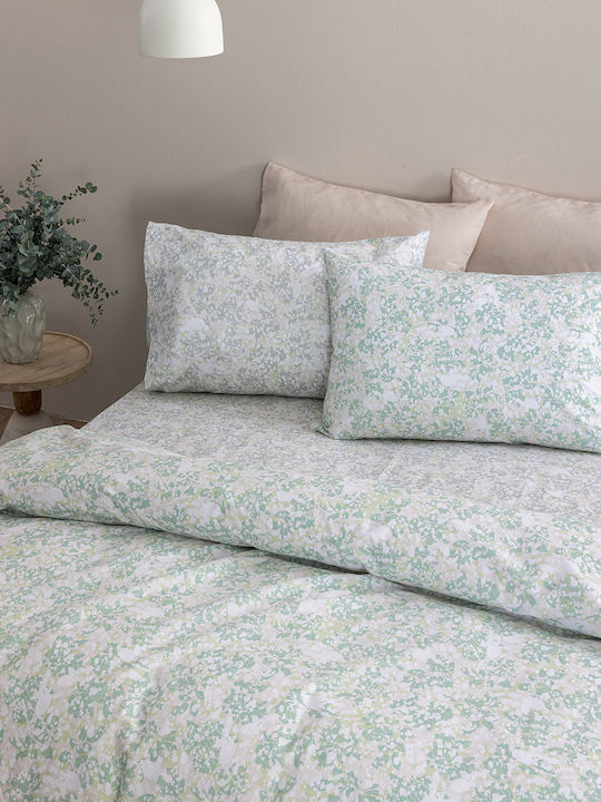 Palamaiki Fl6294 Set Bed Sheets Double With Elastic 170x200+30cm 4 (4pcs)