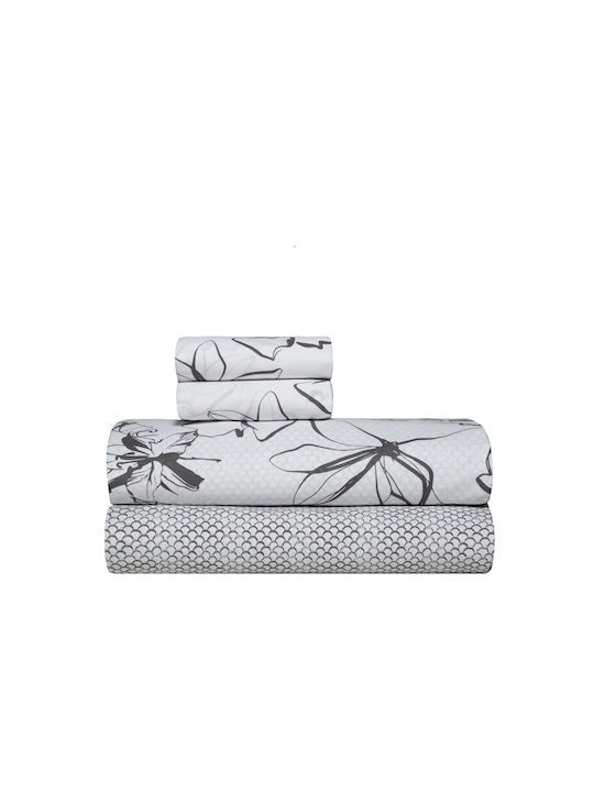 Kentia Incu Super-Double Bed Sheets Set 240x270cm 4 Pieces