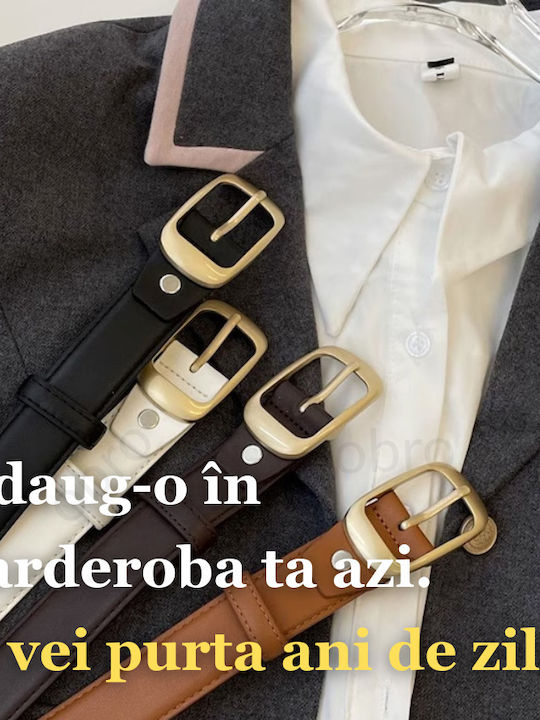 Curea Dama Din Piele Neagră