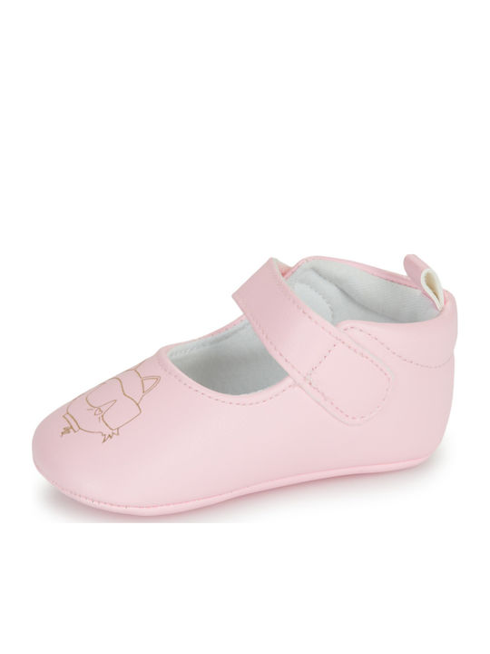 Karl Lagerfeld Baby Soft-Sole Slippers Pink