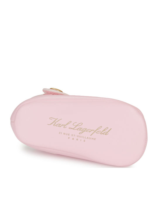 Karl Lagerfeld Baby Soft-Sole Slippers Pink