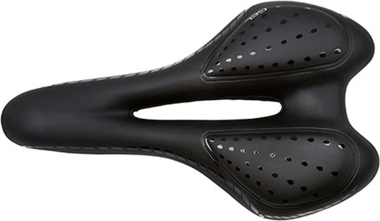 Bicycle Saddle Black With Gel 270 x 160 mm