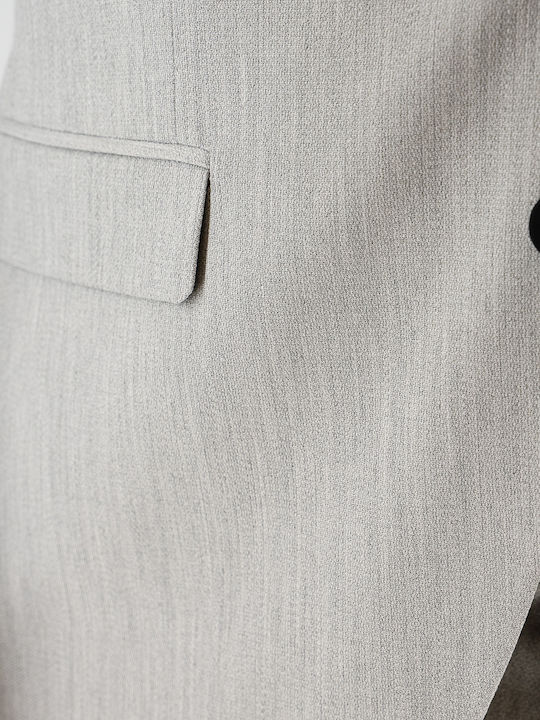 Men's Suit with Vest Gray Arzan