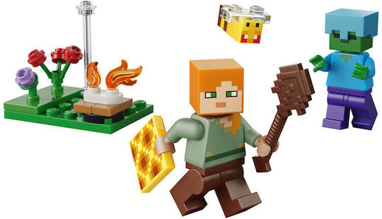 LEGO Minecraft Alex's Campfire Conflict for Ages 6+ 31 Pieces