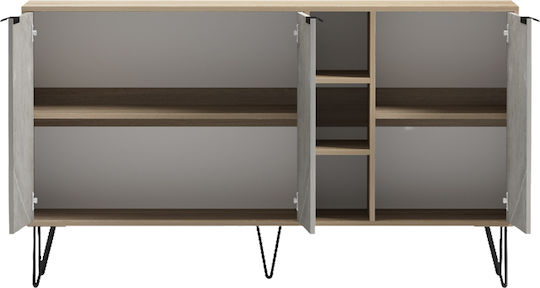 Μπουφές Balain από Ξύλο & Μέταλλο 142x35.5x83cm Μπουφές Balain από Ξύλο & Μέταλλο 142x35.5x83cm