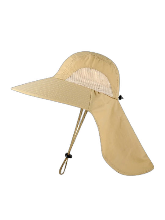 Brims and Trims Stoffartiges Herrenhut Beige