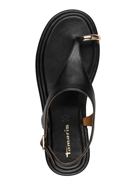 Leather Women's Sandals Black