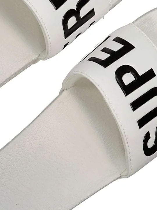 Superdry D3 Sdna Slides in White Colour